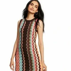 NWT Missoni for Target Chevron Knit Sleeveless Dress- Women's Size Medium